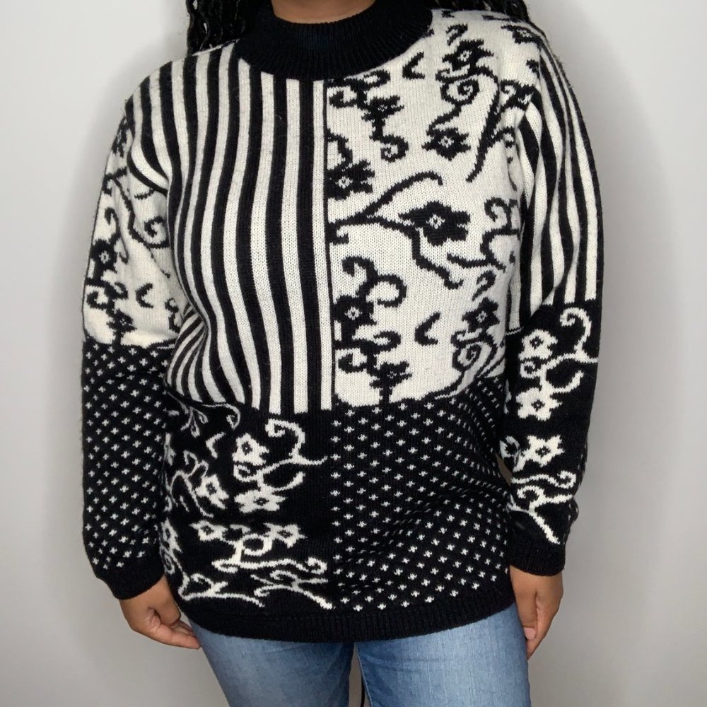 Vintage Colorblock Sweater